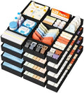 DIMJ Drawer Organizer Clothes Storage - 28 Pack Baby Dresser Organizer for Nursery, Foldable Closet Drawer Organizer Bins for Bedroom Organization, Fabric Storage Dividers for Socks, Underwears, Bras by DiMJ