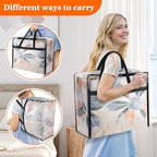 TasticTotes 6 Pack Clear Storage Bags for Comforter, Clothes & Bedding, 40L - Image 4