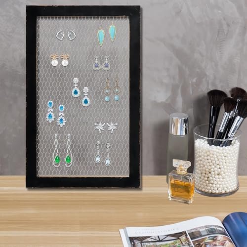 SOFE Farmhouse Memo Board Chicken Wire Frame, 18 × 29" Wall Grid - Image 4