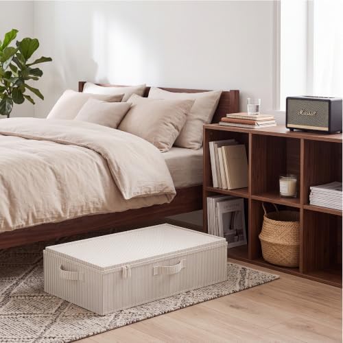 StorageWorks 5 Inch Low Profile Under Bed Clothes Storage Bins with Lids - Image 5
