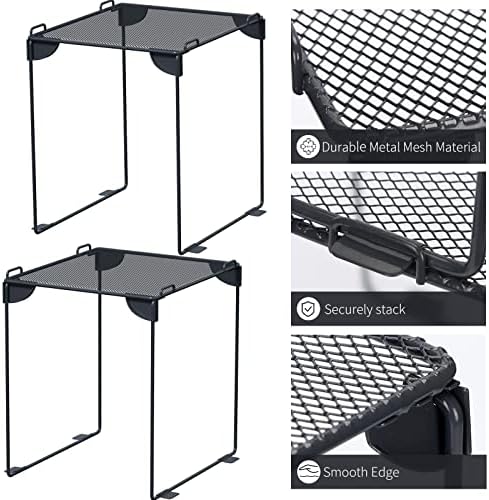 Neudeco Pack 2 Mesh Locker Shelf, Grey (Pack of 2) - Image 4