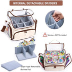 Large Marker Case for 150-200 Markers, Marker Organizer Bag - Image 3