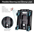GtIiFmTe Foldable Hand Truck, Lightweight Luggage Cart for Airport Car Seat - Image 5