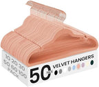 SONGMICS Velvet Hangers 50 Pack, Non-Slip Clothes Hangers, Space-Saving by SONGMICSbySONGMICSHOME