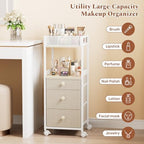 Plaviya Makeup Organizer Cart 3 Drawers for Perfume, Skin Care, Nail Polish - Image 5