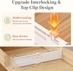 Lifewit 9 Pack 4" High Drawer Dividers, Adjustable Drawer Organizer Clothes - Image 6
