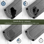 2PCS Absorbing Stone Soap Tray, Quick Dry Diatomaceous Earth Drying Rack - Image 2