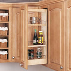 Rev-A-Shelf Maple Pullout Organizer for Wall Kitchen Cabinets, Full Extension Slides & Adjustable Shelves, Min Opening Width of 5.5", 448-WC-5C - Image 2