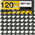 DIYMAG Magnetic Hooks, 30lbs 120pcs Cruise Cabin Essentials Heavy Duty Black by DIYMAG