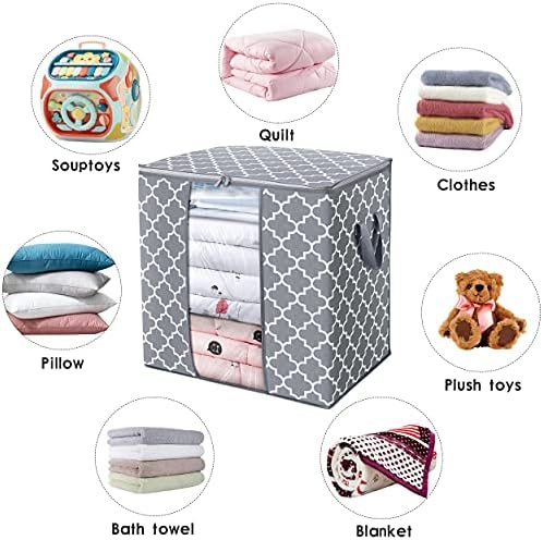 Storage Bags 6 Pack 100L Clothes Organization and Storage Containers - Image 5