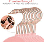 Velvet Hangers Non Slip Felt Hangers, Velvet Clothes Hangers Space Saving - Image 4