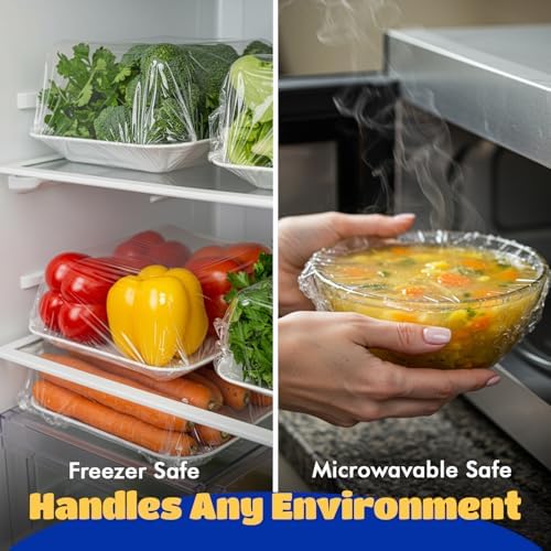 Stretch Tite Plastic Wrap For Food With Slide Cutter 750 Sq. Ft 11 7/8 Inch. Pack Of 2 With a Scooply Bag Clip - Image 6