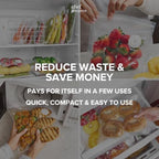 Chef Preserve Reusable Vacuum Sealer Bags for Food - 30 BPA-Free Medium (10 x 11 in) Food Storage Bags, Freezer, Microwave - Odor-Resistant, Leak-Proof - Compatible with Chef Preserve Vacuum Sealers - Image 6