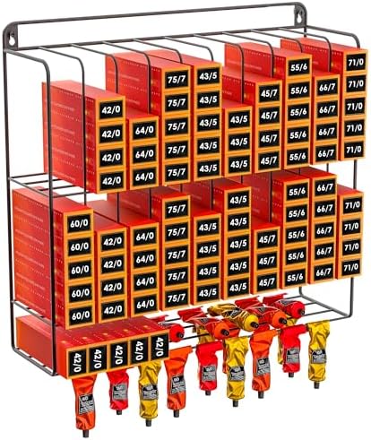 Large Hair Color Organizer, 2 Tiers Color Storage for Salon Wall Mount by yeshine