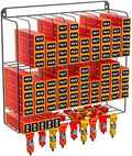 Large Hair Color Organizer, 2 Tiers Color Storage for Salon Wall Mount by yeshine