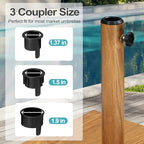 Outdoor Umbrella Base, 43lbs Heavy Duty Patio Umbrella Stand - Image 4