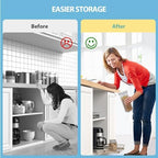 Pull Out Cabinet Organizer, 14.8” Slide Out Kitchen Organizers Storage - Image 6