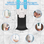 10PCS Dispenser Drip Tray Wall Mount Soap Dispenser Bracket,Laundry Detergent Drip Catcher Prevent Dripping and Spraying, Easy to Clean(Black) - Image 4