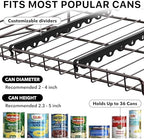 Simple Houseware 3-Tier Stackable Can Organizer Rack Hold 36 Cans, Bronze - Image 6
