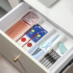 2 Pack Shallow Desk Drawer Organizer 1.73" Modular Expandable Tray - Image 6