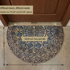 CHICHIC Entrance Door Mat Large 18 x 30 Inch Entry Way Doormat Front Door Rugs Outdoors Heavy Duty Welcome Mat Non Slip Rubber Back Low Profile for Garage, Patio, High Traffic Area, Grey - Image 3