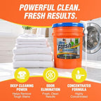 Ultra Fresh 5 Gallon Liquid Laundry Detergent Washing Soap for All Machine Types, 6X Platinum, Up to 640 Loads, Sport Odor & Stain Remover - Image 3