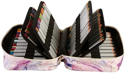 300 Slots Colored Pencil Case w/Handle & Shoulder Strap - Image 2