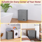 135L Laundry Hamper 2 Section, Large Laundry Hamper with Lid, Dirty Clothes Hamper with 2 Removable Inner Bags, Collapsible Laundry Basket Organizer for for Clothes Toys Towels, Hamper 2 Compartment - Image 7