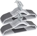 50 Pack Plastic Clothes Hangers, Non-Slip, Space-Saving, Heavy Duty by TIMMY