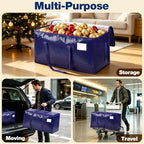 8 Pack Heavy Duty Waterproof Moving Bags, Foldable Totes - Image 6