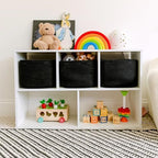 NaturalCozy Storage Cubes 9”x9”x7”Cotton Rope Woven Baskets for Organizing 3-Pack | 9 Inch Cube Storage Bin | Small Basket for Shelf Nursery, Pantry, Decorative Plant, Bathroom Closet, Toy Gift - Image 3