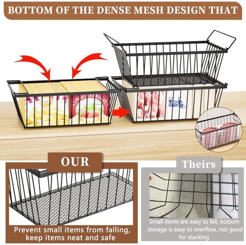 Enhanced Leak-Proof Bottom, Freezer Organizer Bins for 5 Cu.Ft,6 Pack - Image 2