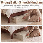 StorageWorks 5 Inch Low Profile Under Bed Clothes Storage Bins with Lids - Image 4