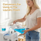 Homde Clear Laundry Detergent Dispenser: Reusable 3+2 Pack with Lids - Image 6