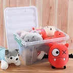 Quickquick 20 Quart Plastic Clear Latching Box, 6-Pack Clear Storage Box - Image 4