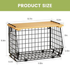 Hanging Fruit Basket for Kitchen, 3 Pack Vegetable Produce Basket - Image 6