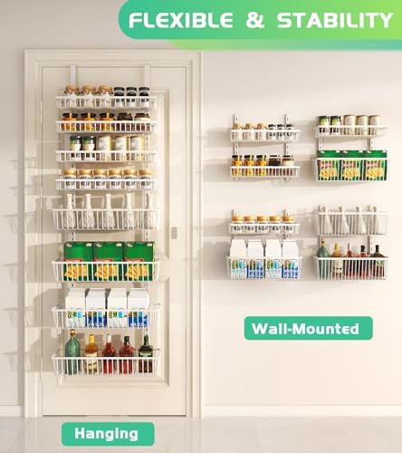 Mefirt Over The Door Pantry Organizer, Pantry Organization and Storage - Image 4