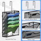 Kuntine.B Wall File Organizer Office Hanging Magazine Holder Wall File Organizer for Office Home - Image 3