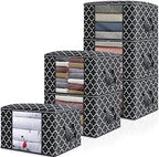 Storage Bags 100L 6Pack Clothes Organization and Storage Containers by WiseLife