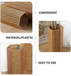 Alipis Woven Umbrella Stand for Entryway Freestanding Umbrella Holder Basket Storage Rack Tall Floor Woven Bucket Flower Vase for Canes Walking Sticks Organizer - Image 6