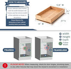 Pull Out Cabinet Drawers - 6x2 Size Options (12-23'W,18-21'D), Pre-Assembled with Soft Close Slides, Solid Beechwood, Easy Installation (14'W x 21'D) - Image 2