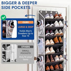 Ofiray-home Over the Door Shoe Organizer, 20-30 Pairs - Image 3