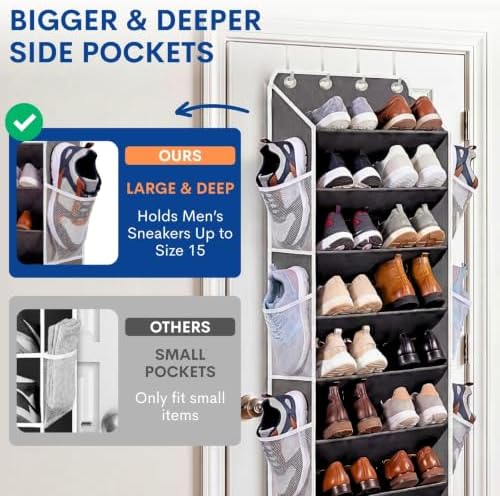 Ofiray-home Over the Door Shoe Organizer, 20-30 Pairs - Image 3