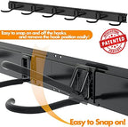 TORACK Bike Storage Rack, 6 Bike Rack Wall Mount Home and Garage Organizer - Image 5