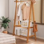 FHSQX 3 Pack Clothes Storage Bins Foldable Metal Frame Storage Box Stackable Linen Fabric Container Organizer Set with Carrying Handles and Clear Window (Cream White, 15.7x11.8x11.8inch(36L)) - Image 5