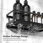 6 Pack Shower Caddy - Stainless Steel Shower Shelf for Inside Shower - Image 4