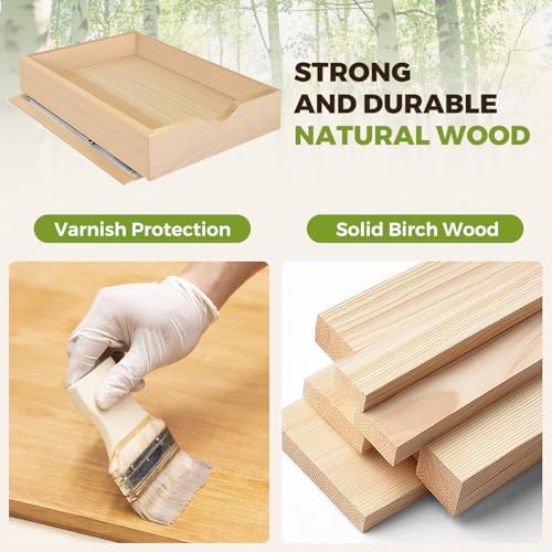 Pull Out Drawers for Cabinet Wood 21.5" Wx23 D Slide Out Organizer - Image 5