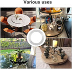 3 Pack 8 Inch Aluminium Alloy Turntable Bearing, Heavy Duty Swivel Turntable Lazy Susan for Round Dining Table, 8" Smooth Swivel Turntables for Lazy Susan Dining Table?Silver - Image 7