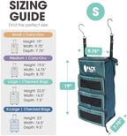 Pack Gear Hanging Carry-On Organizer - Our Standard Hanging Luggage Organizer Fits Any Carry On - Our Packing Cubes For Travel Use Mesh Windows to Make Finding Clothes Easy (Green, S) - Image 5