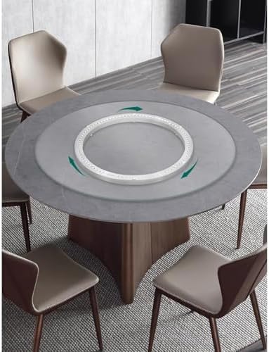 18 Inchs Non-Slip Lazy Susan Aluminum Bearing Metal Rotating Turntable Bearings Swivel Plate Hardware for Dining-Table and Workbench …, silver - Image 6